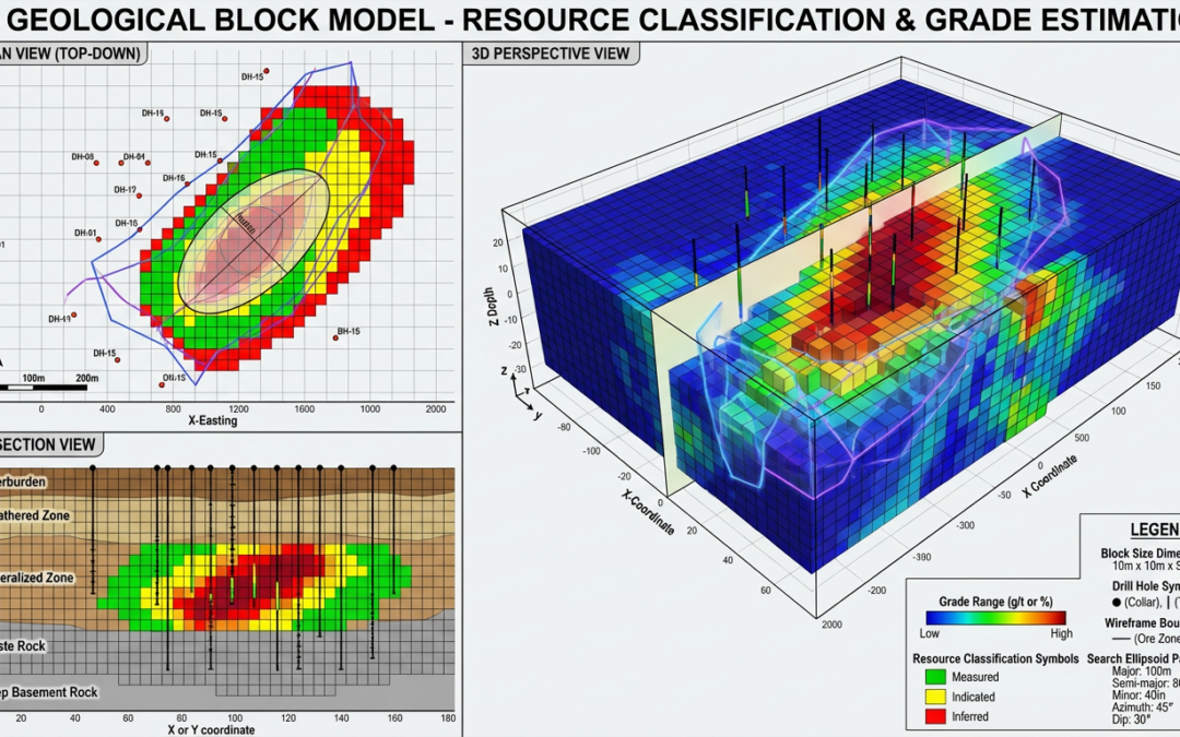 3d Geological Block Model Resource Classification